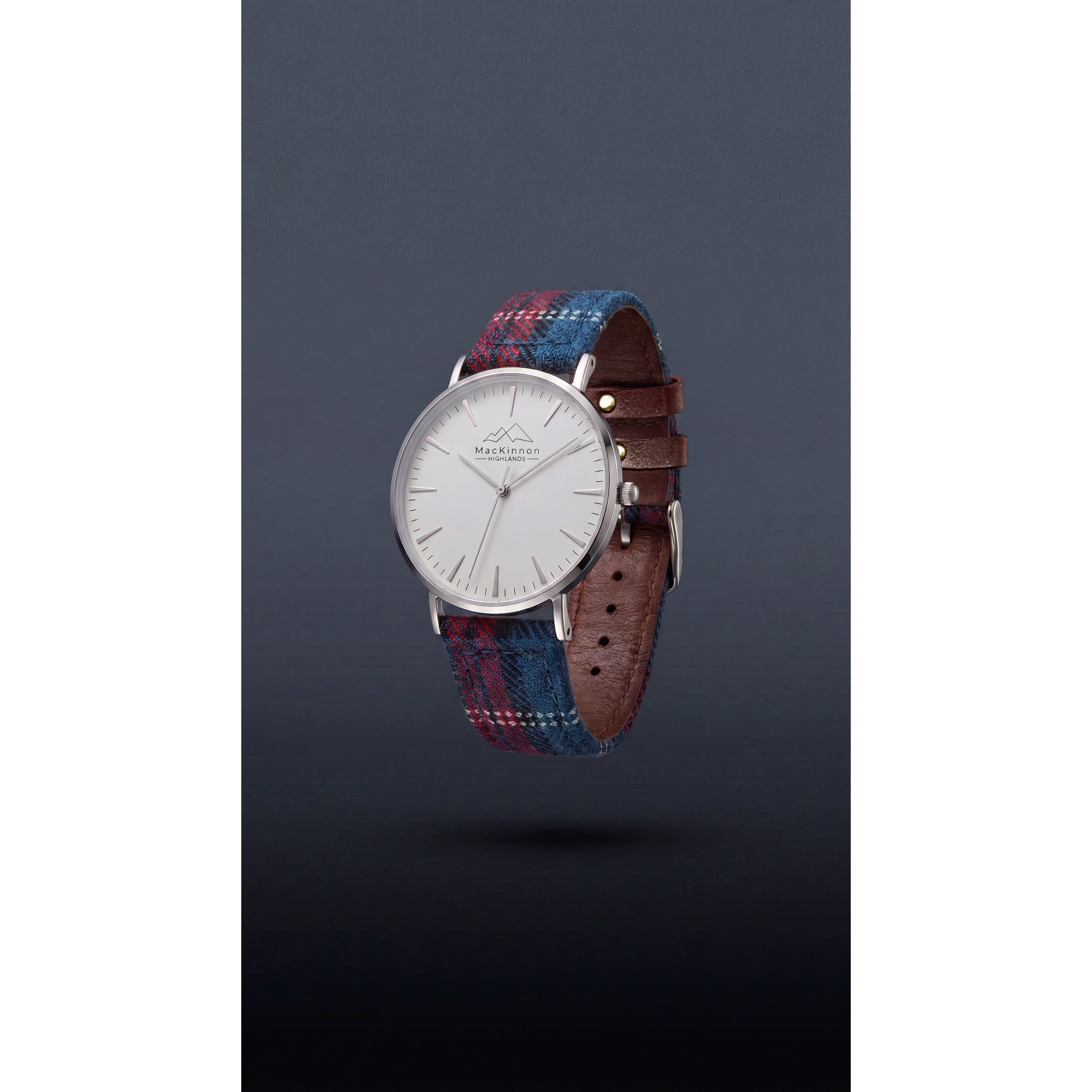 University of Edinburgh Tartan Watch Silver