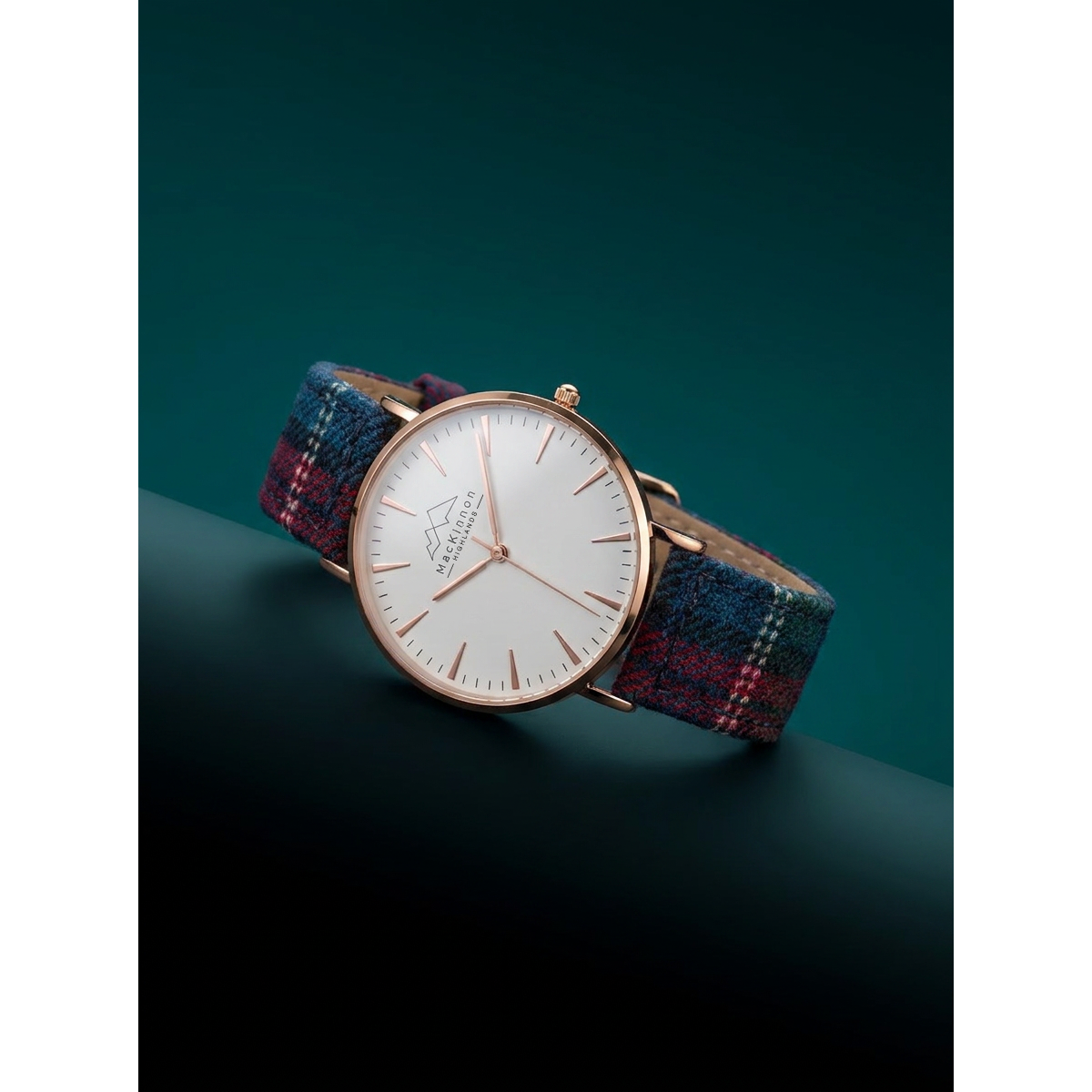 University of Edinburgh Tartan Watch Rose Gold