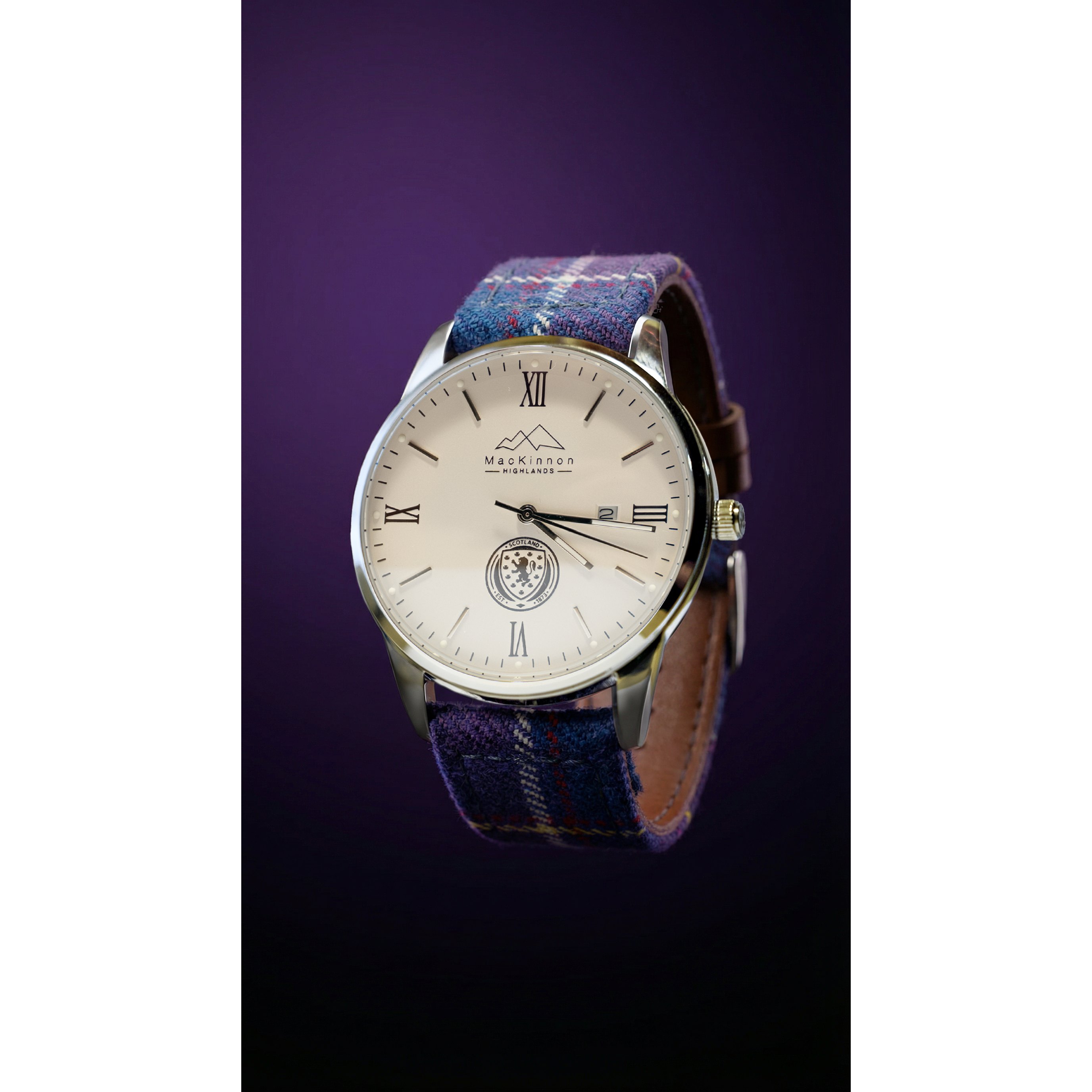 Scotland National Team Tartan Watch White