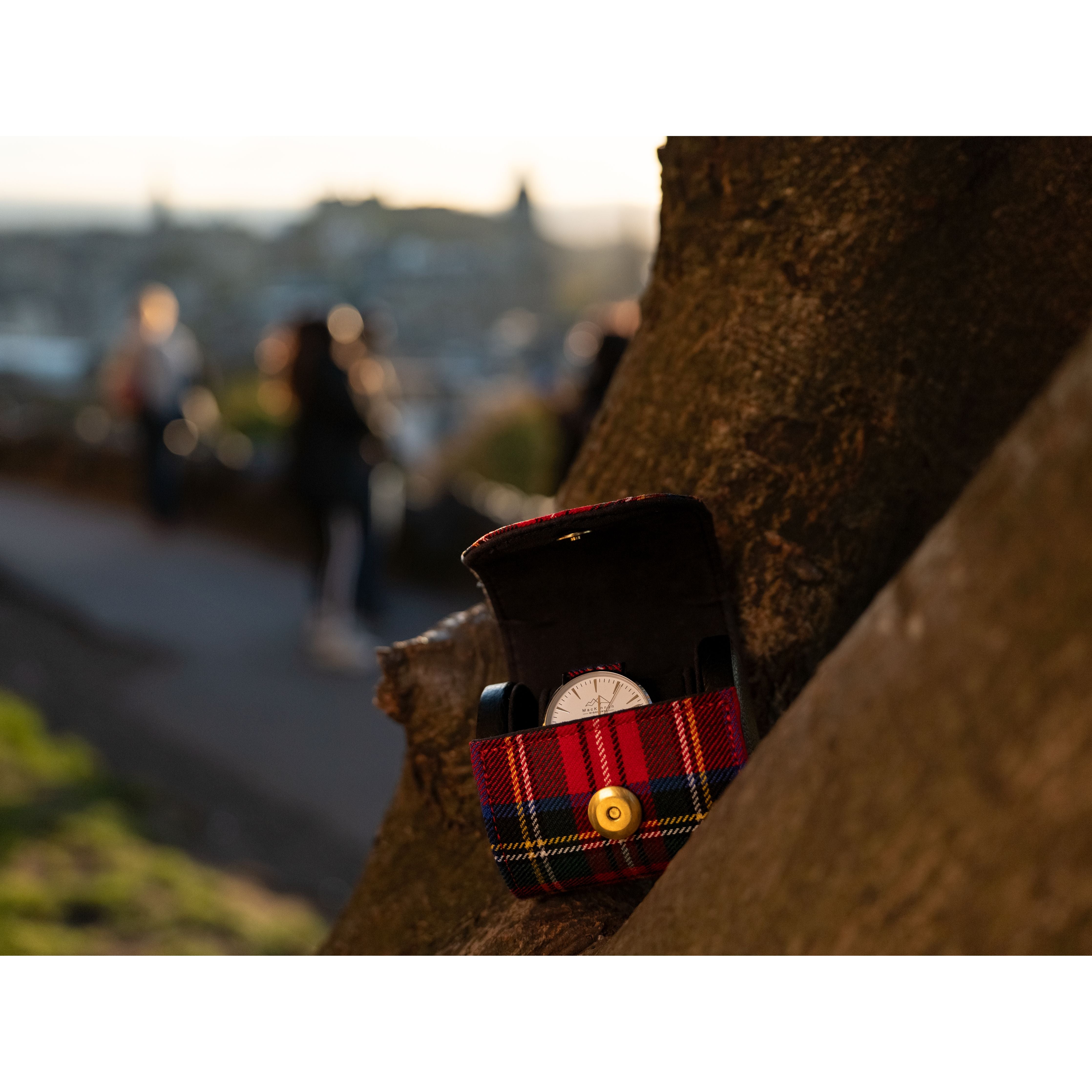 Custom Tartan Watch Roll