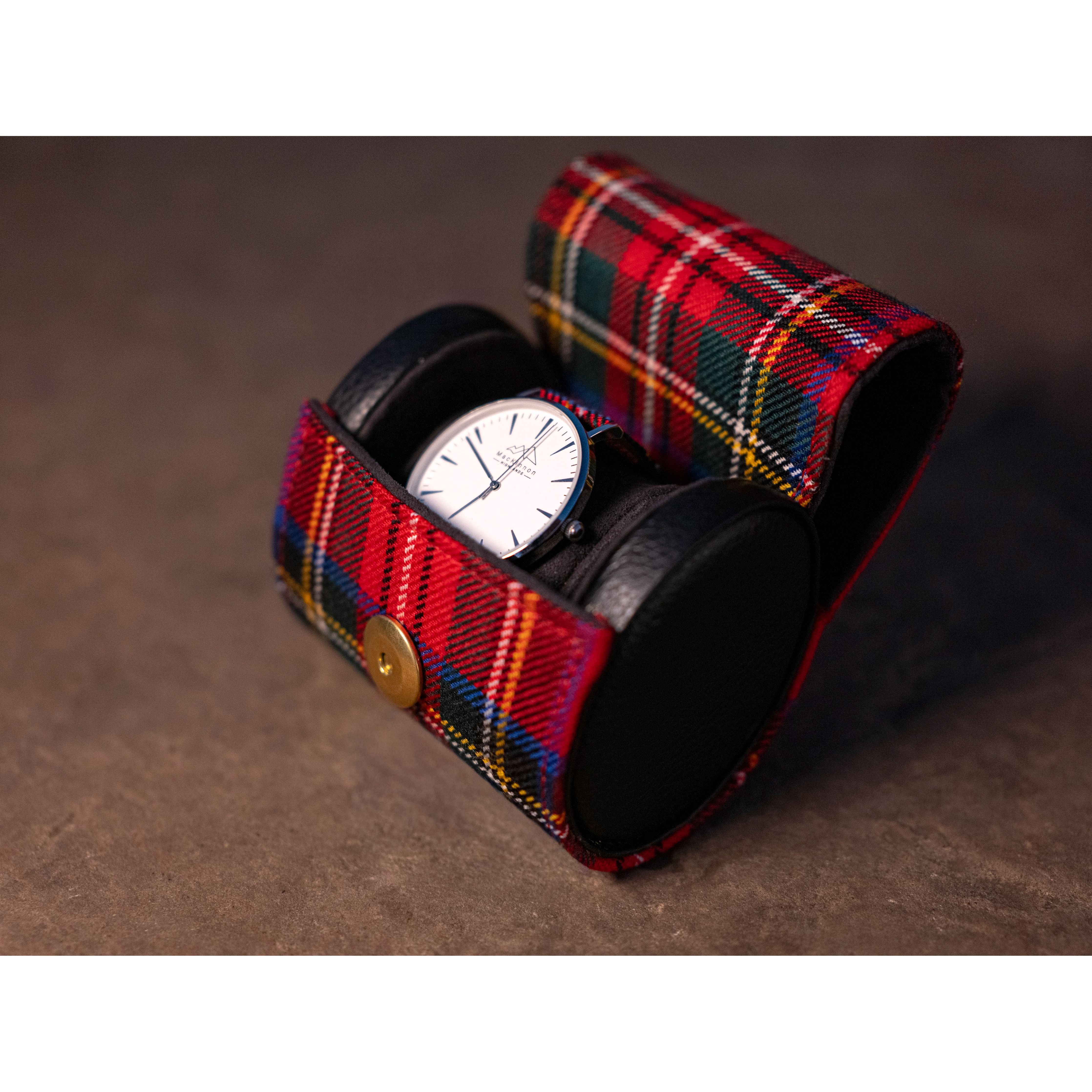 Custom Tartan Watch Roll