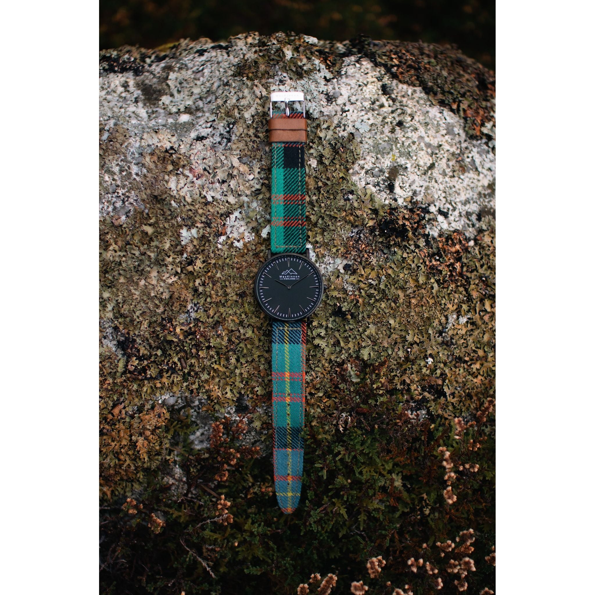 custom tartan watch green plaid