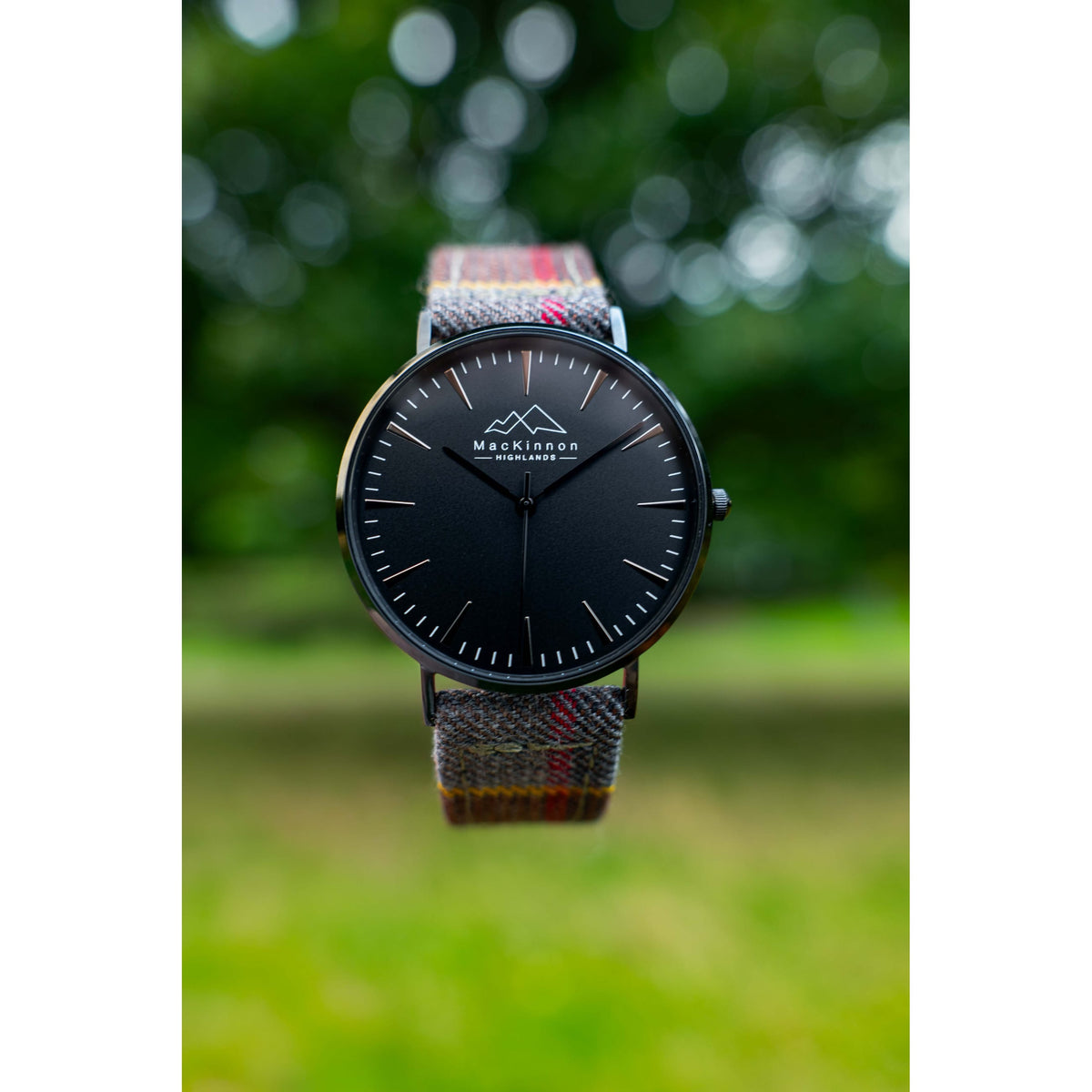 Fraser Outlander Tartan Watch - Black - MacKinnon Watches