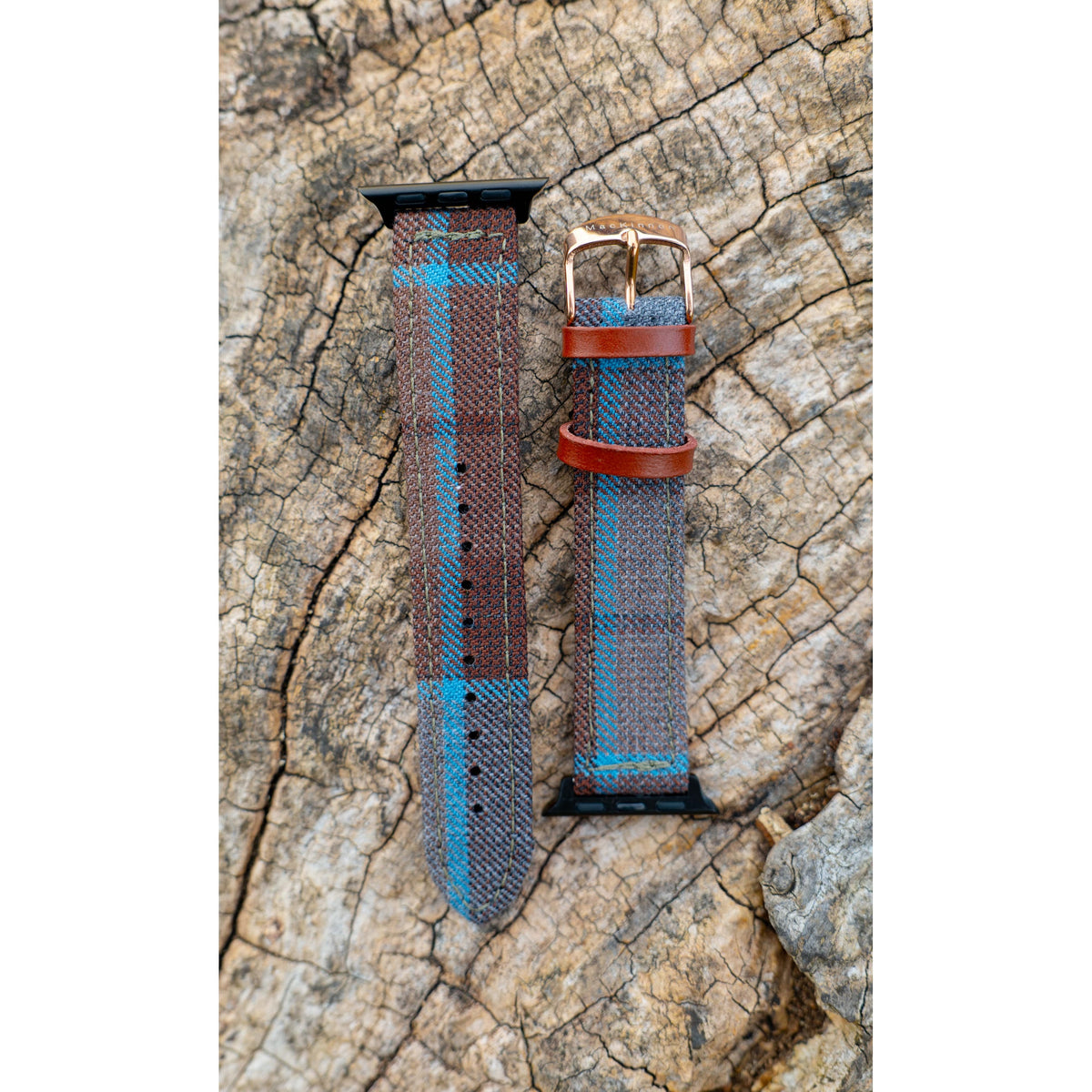 MacKenzie Outlander Tartan Apple Watch Strap - MacKinnon Watches