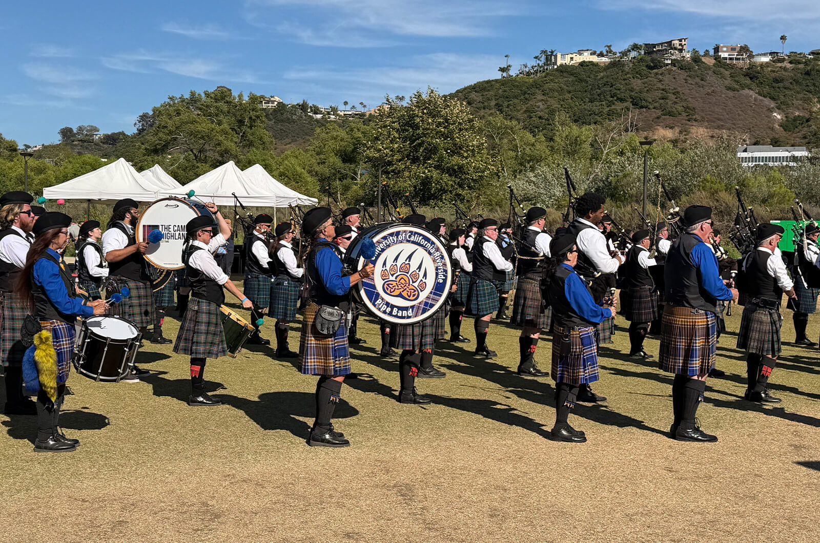 MacKinnon Watches at the San Diego Highland Games