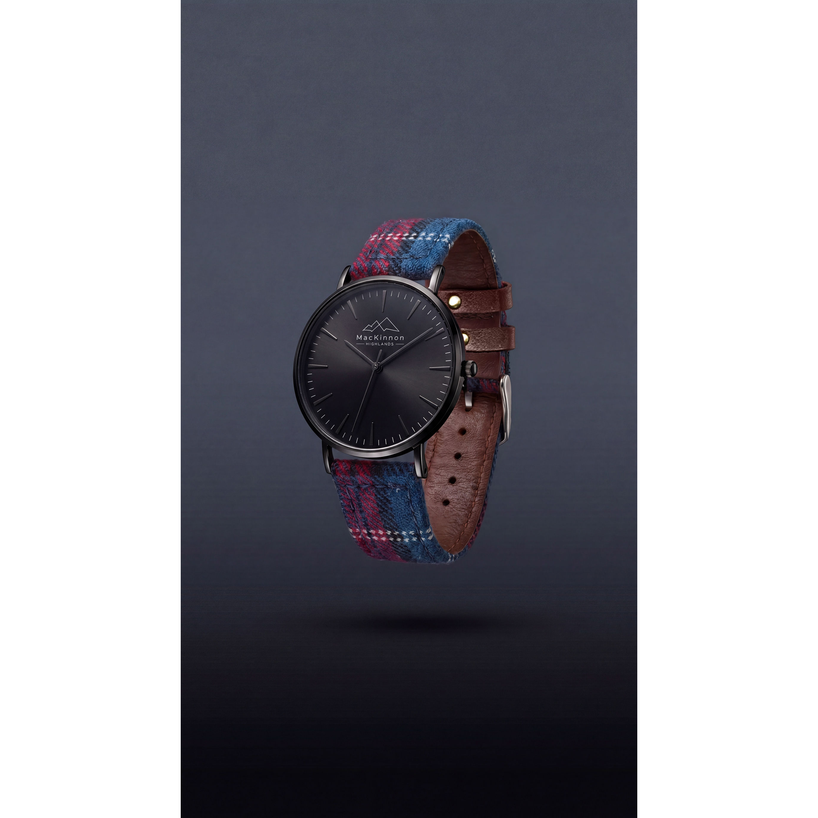 University of Edinburgh Tartan Watch Black