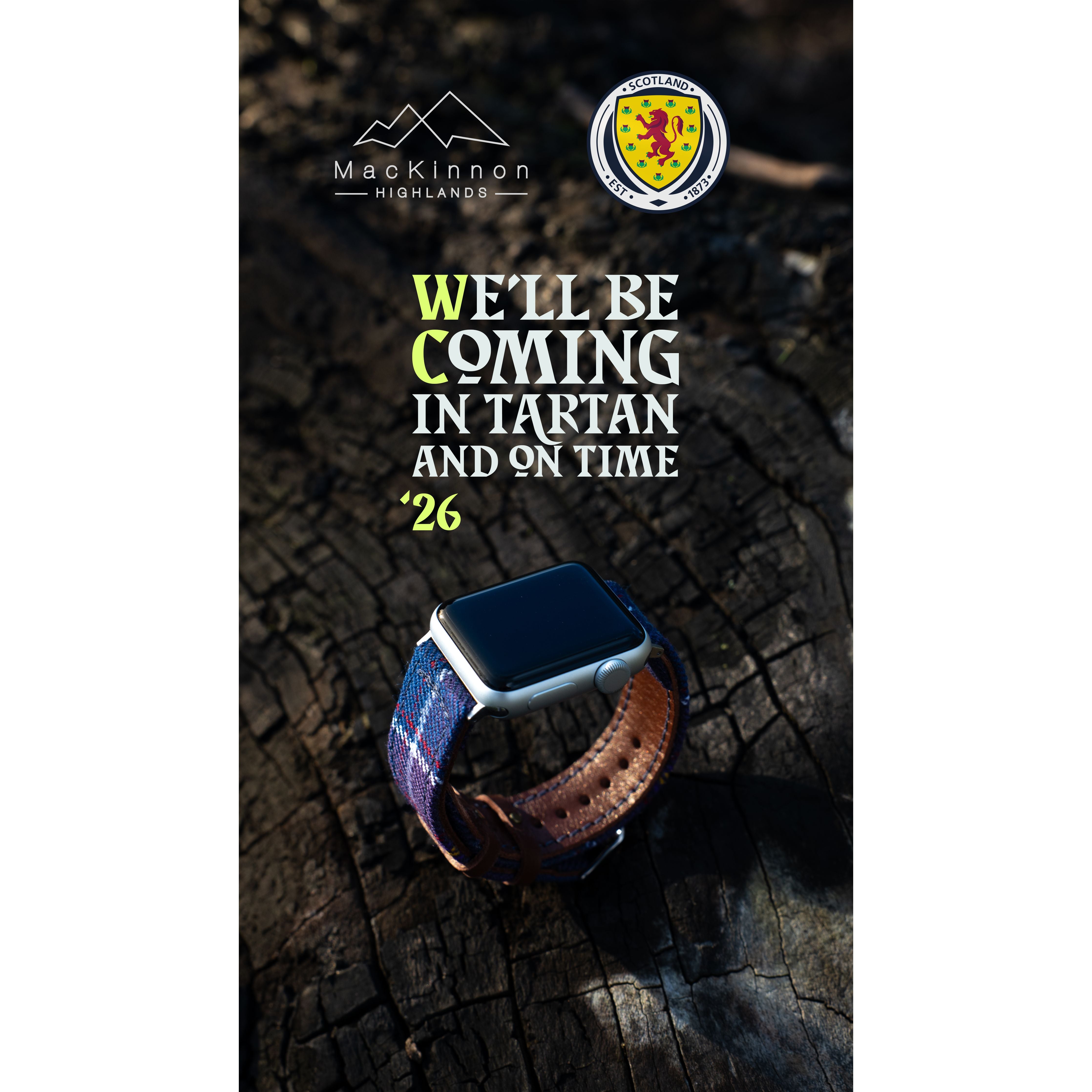 Scotland National Team Tartan Apple Watch Strap