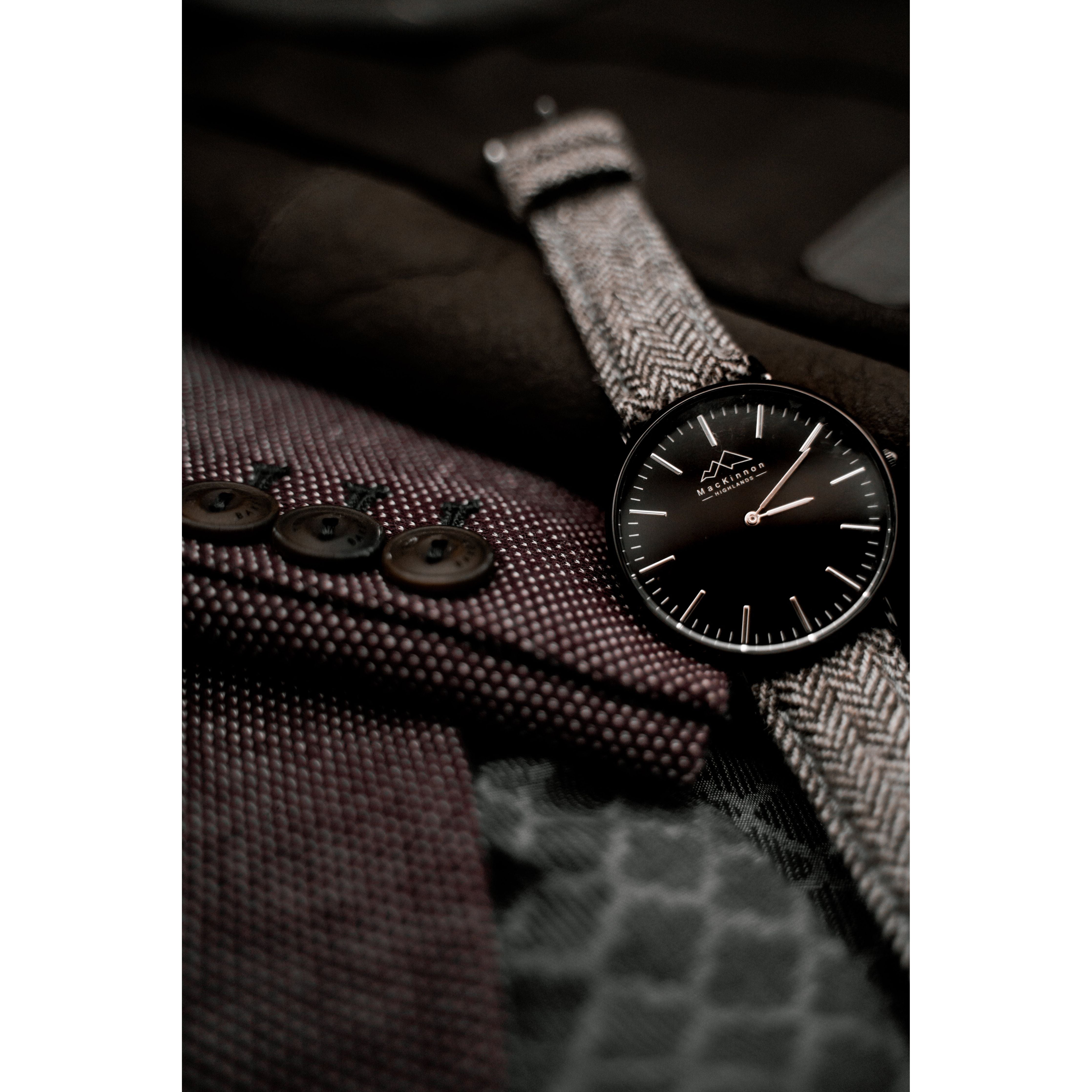 Black Herringbone Heritage