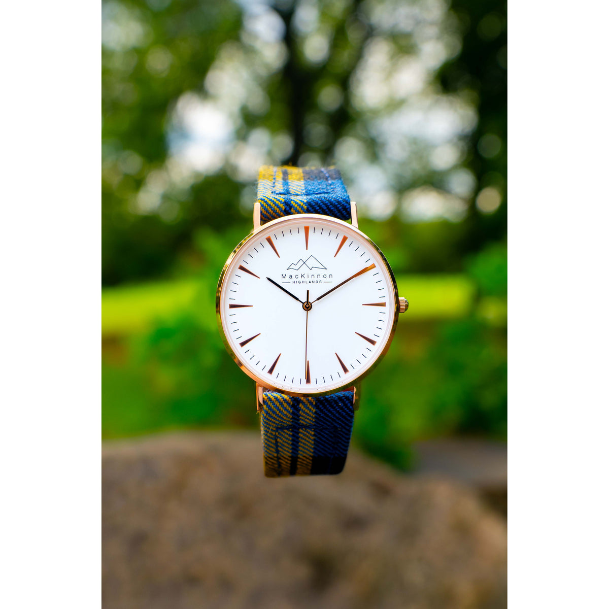 Doddie'5 Tartan Watch - Rose Gold