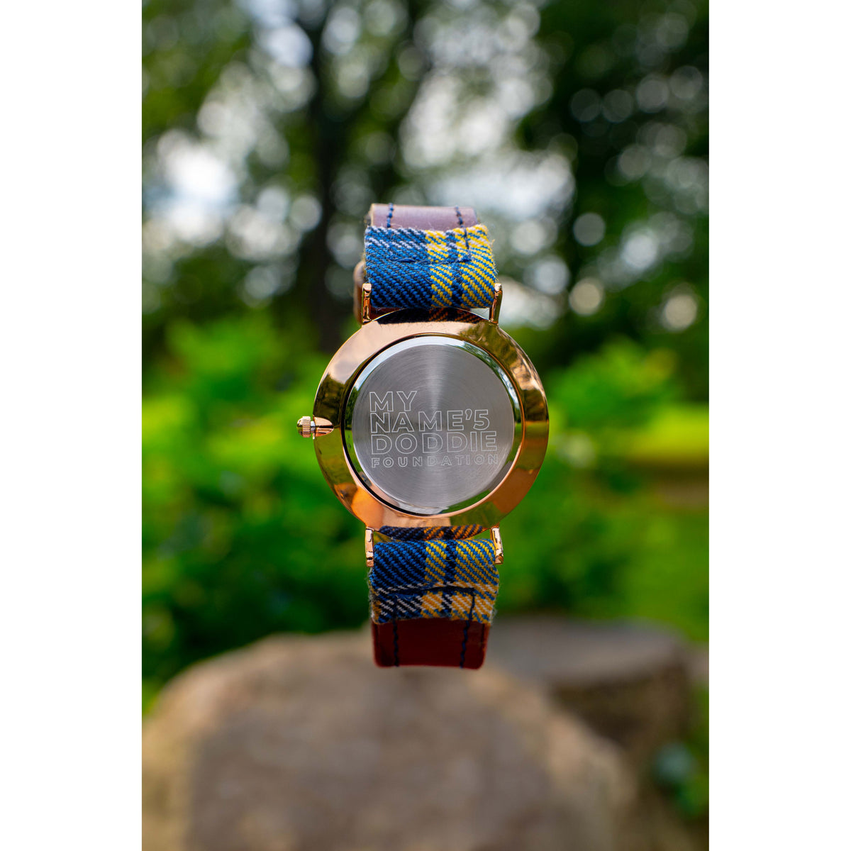Doddie'5 Tartan Watch - Rose Gold
