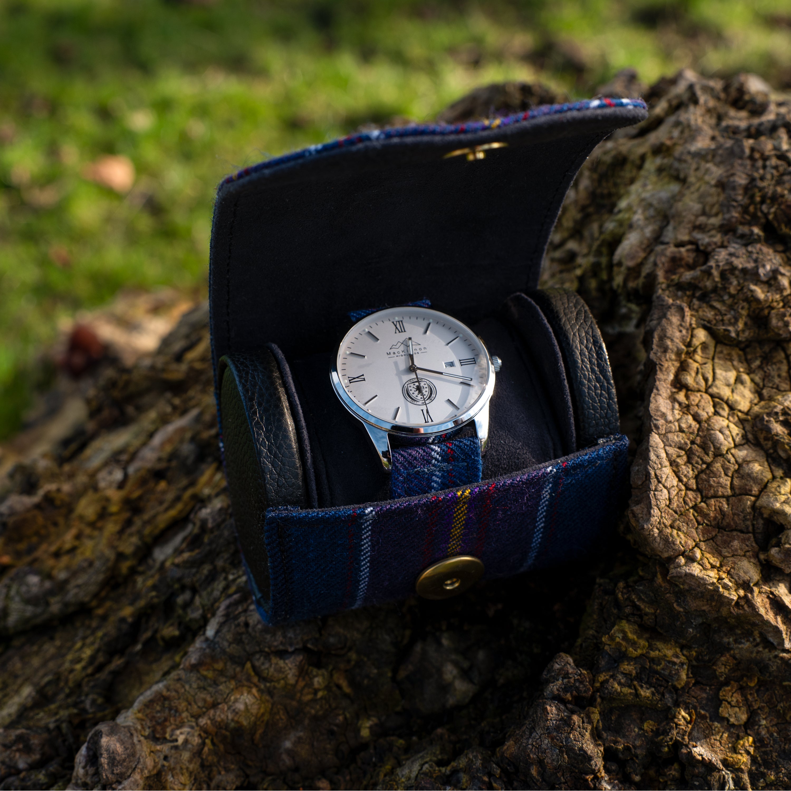 scotland national team tartan watch case and tartan watch