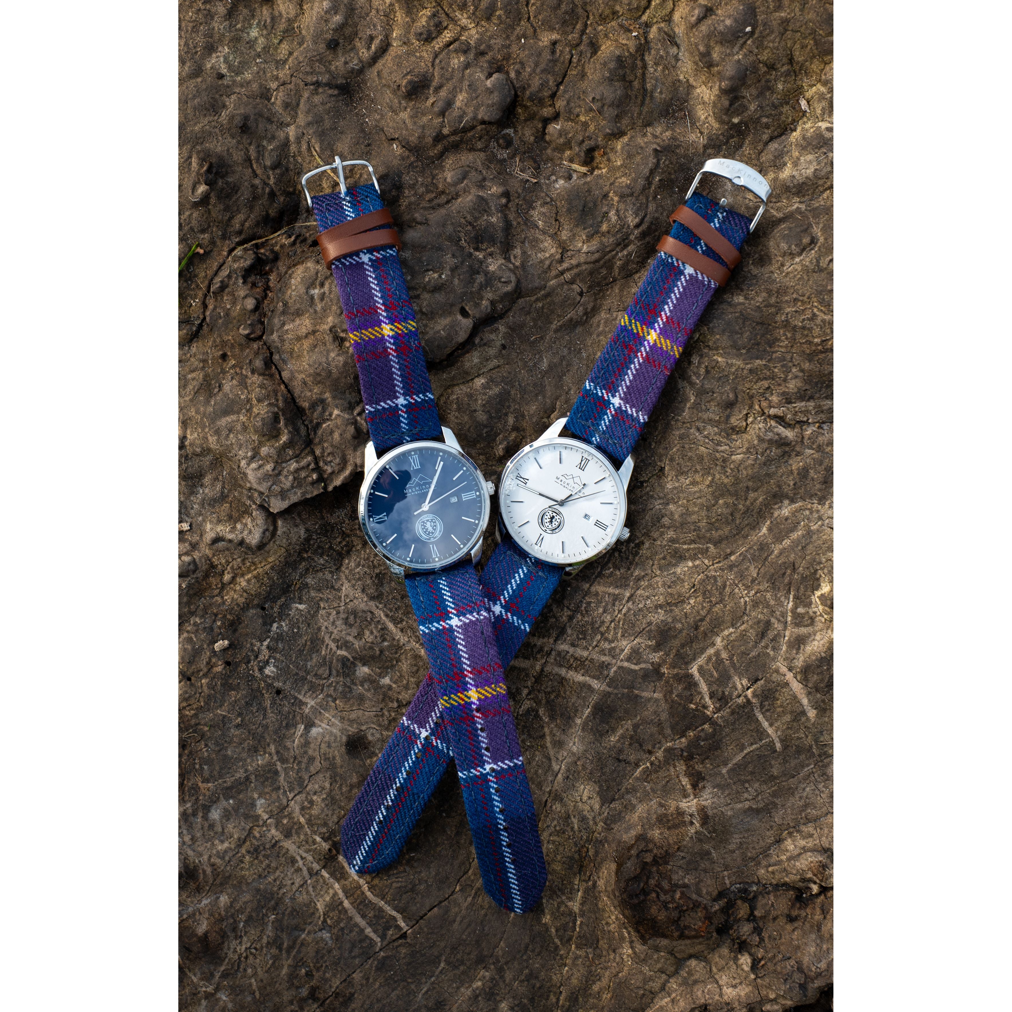 Scotland National Team Tartan Watch White