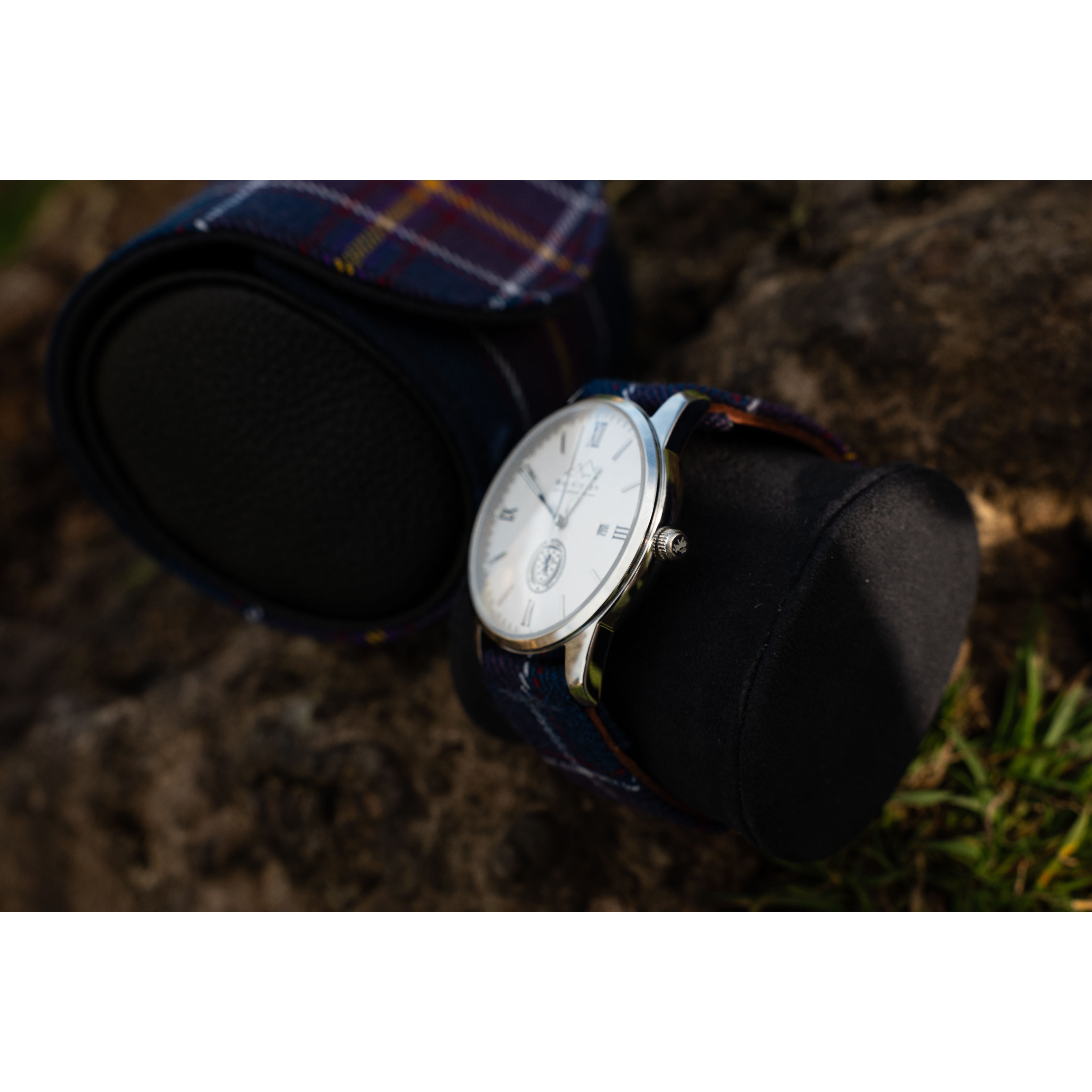 Scotland National Team Tartan Watch White