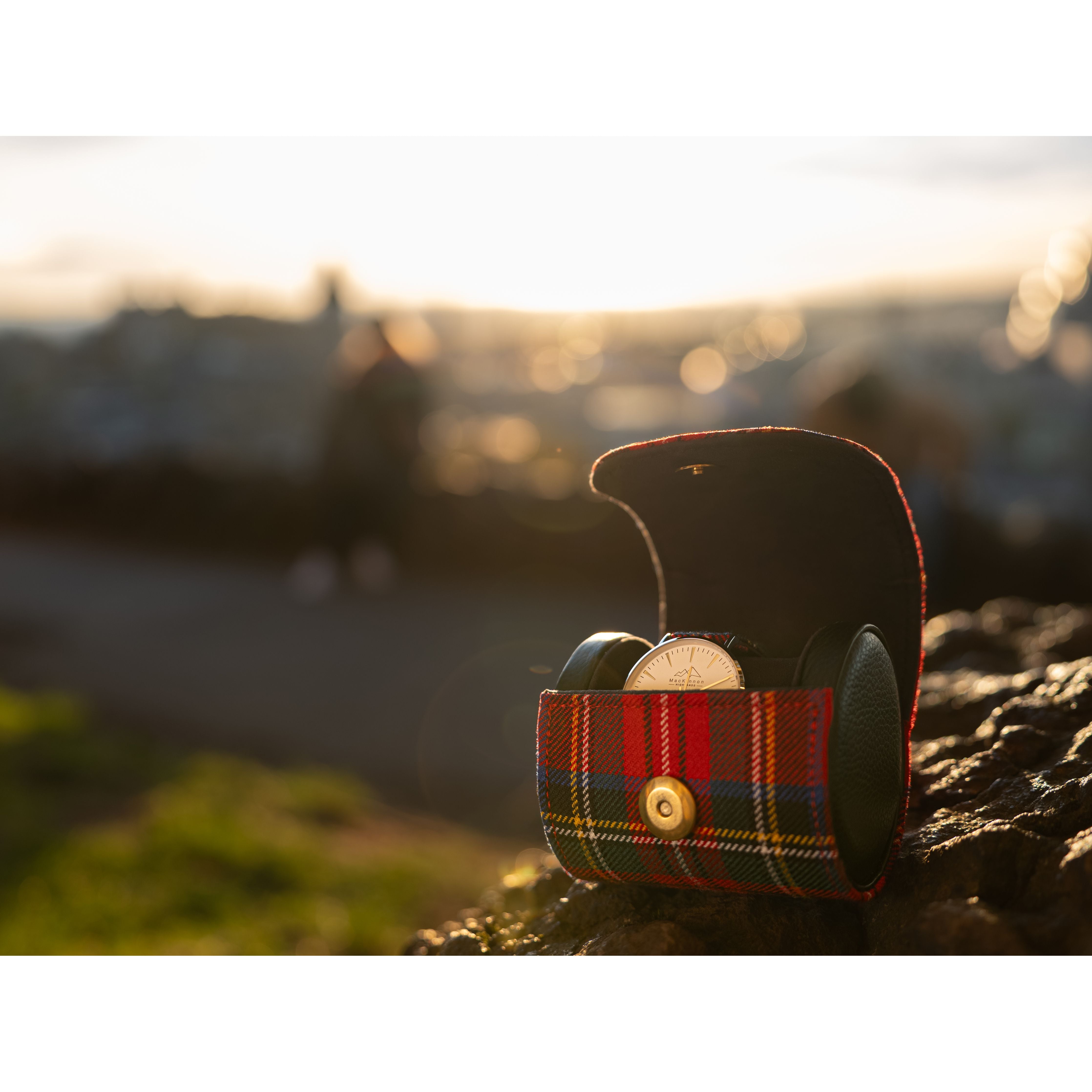 Custom Tartan Watch Roll