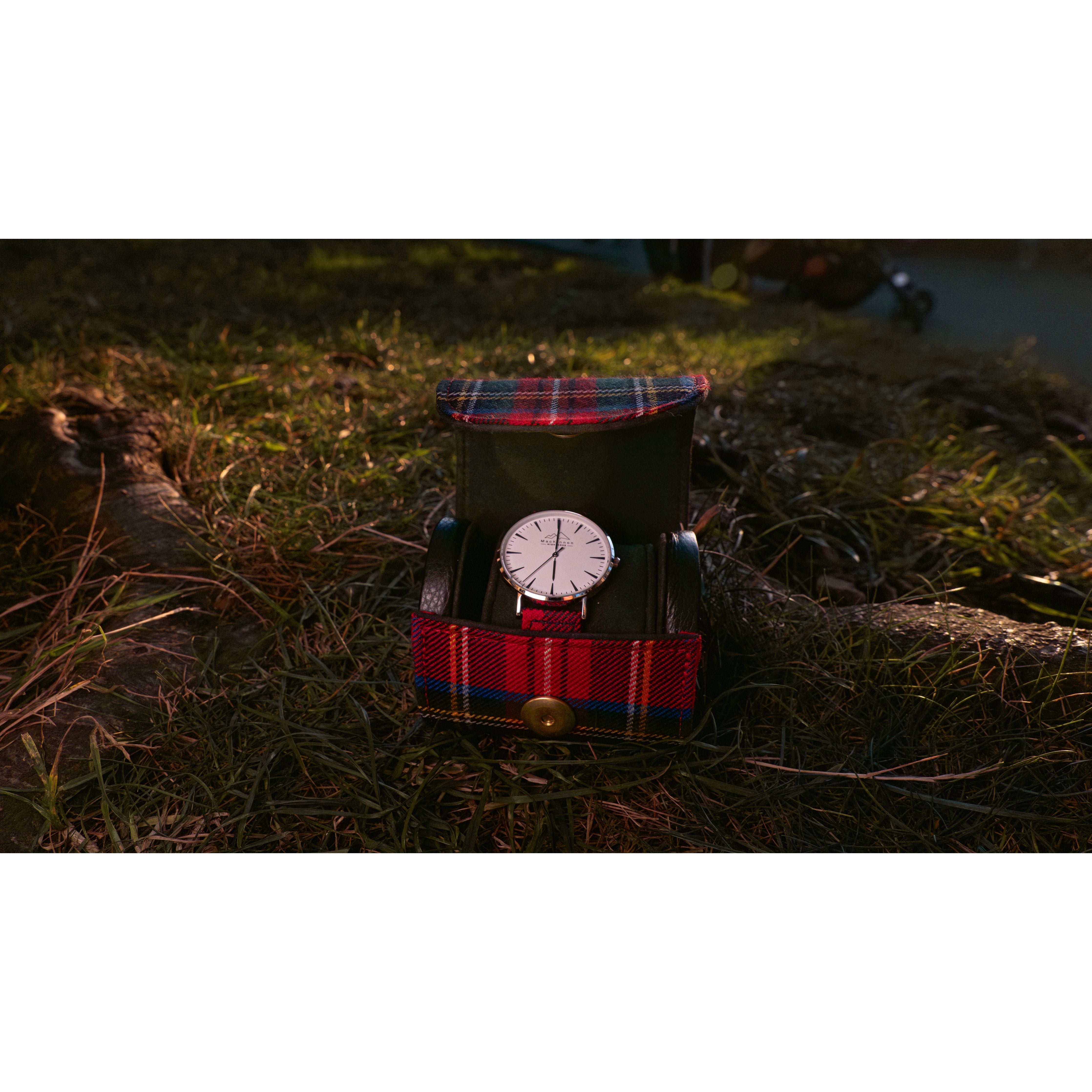 Custom Tartan Watch Roll