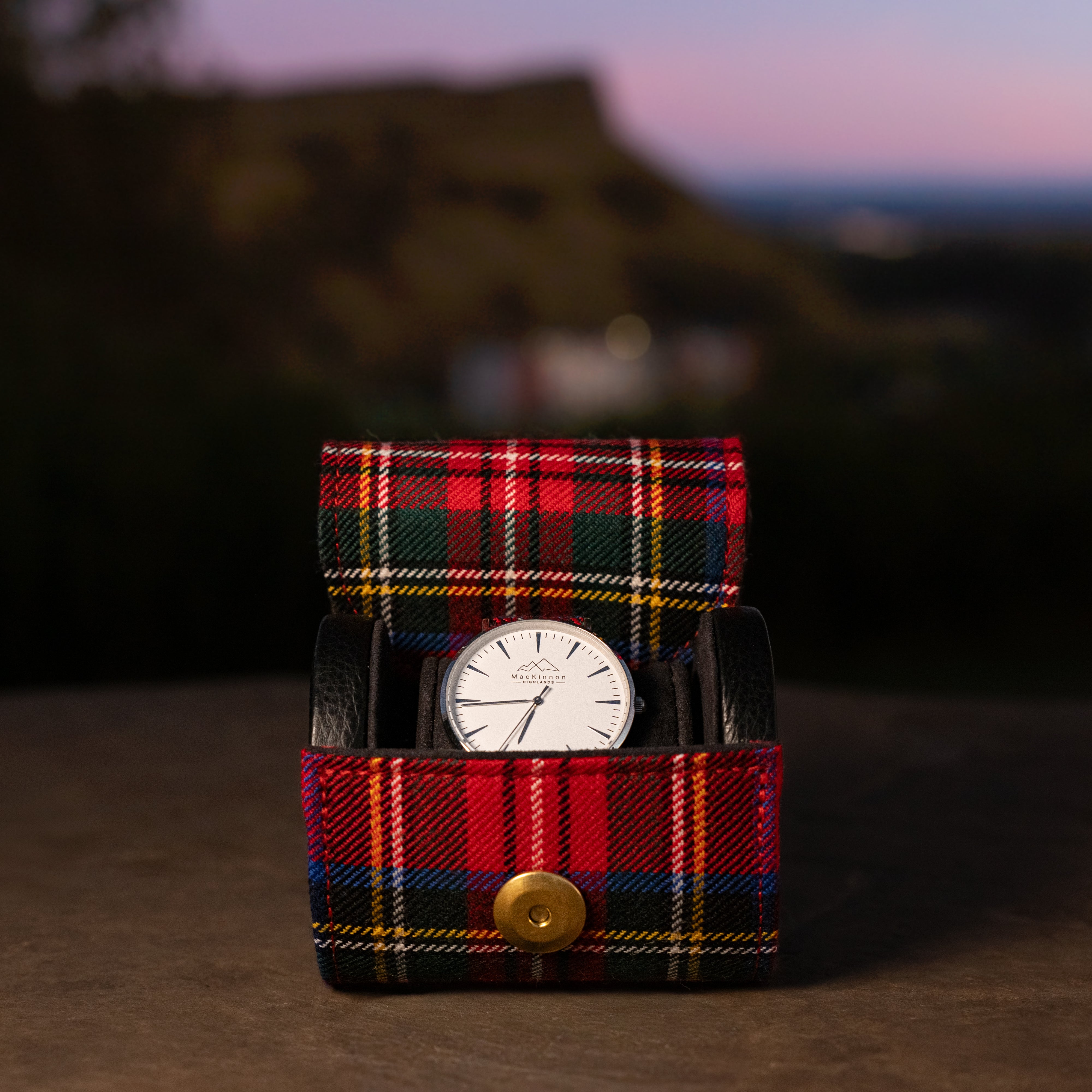 Custom Tartan Watch Roll
