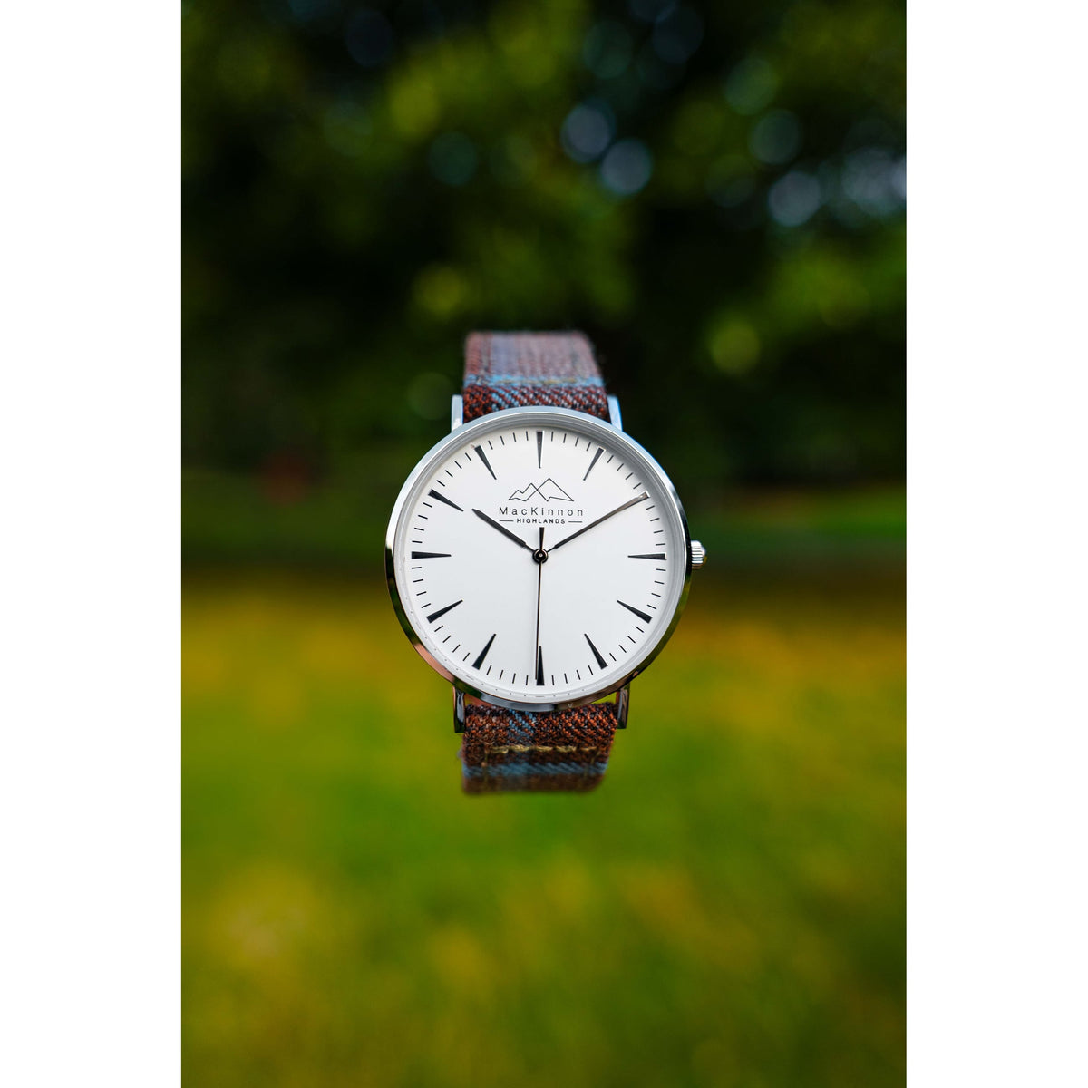 MacKenzie Outlander Tartan Watch - Silver - MacKinnon Watches