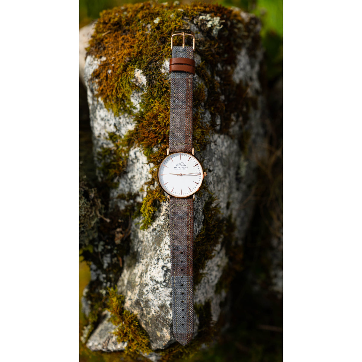 Outlander Tartan Watch - Rose Gold - MacKinnon Watches