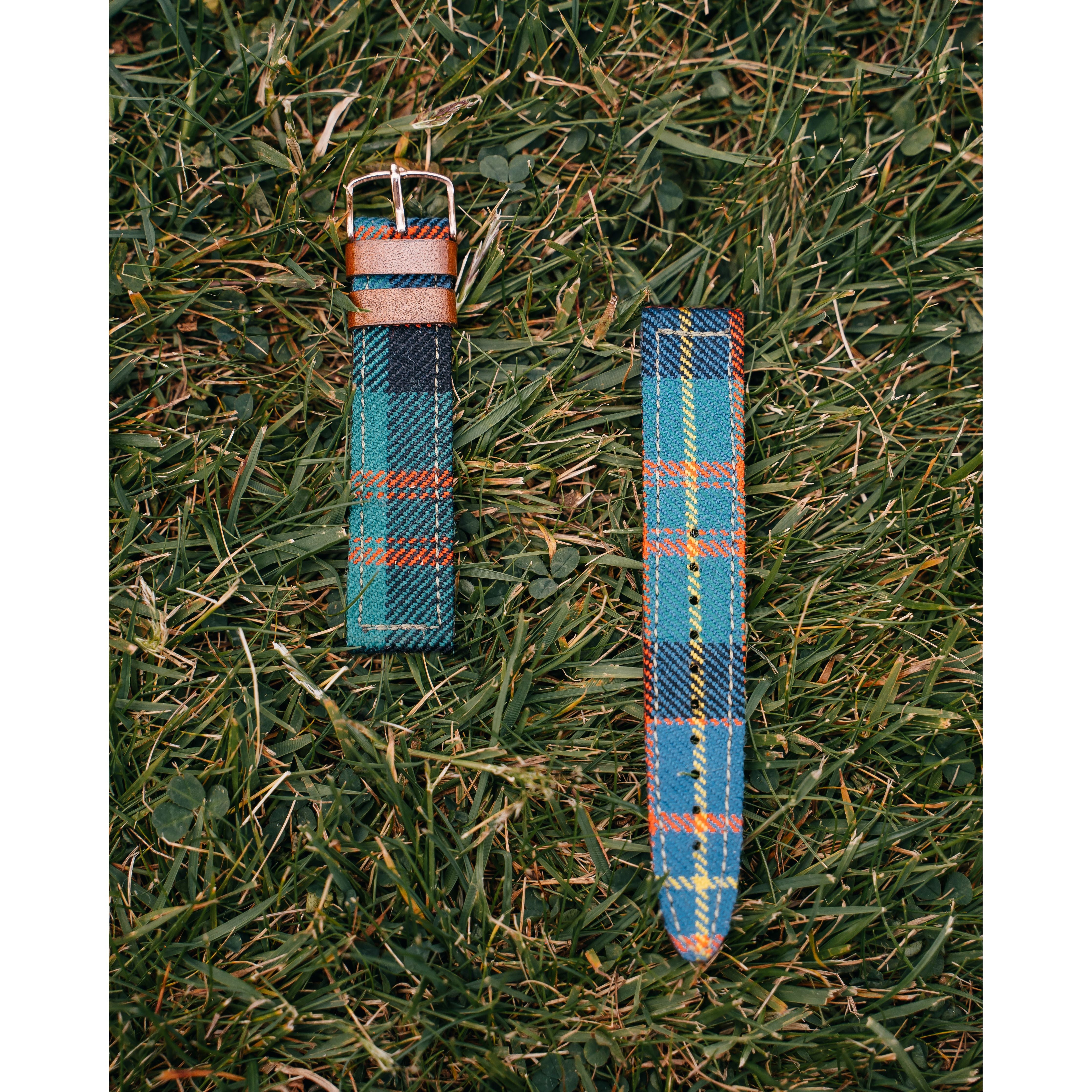 scottish tartan watch strap band