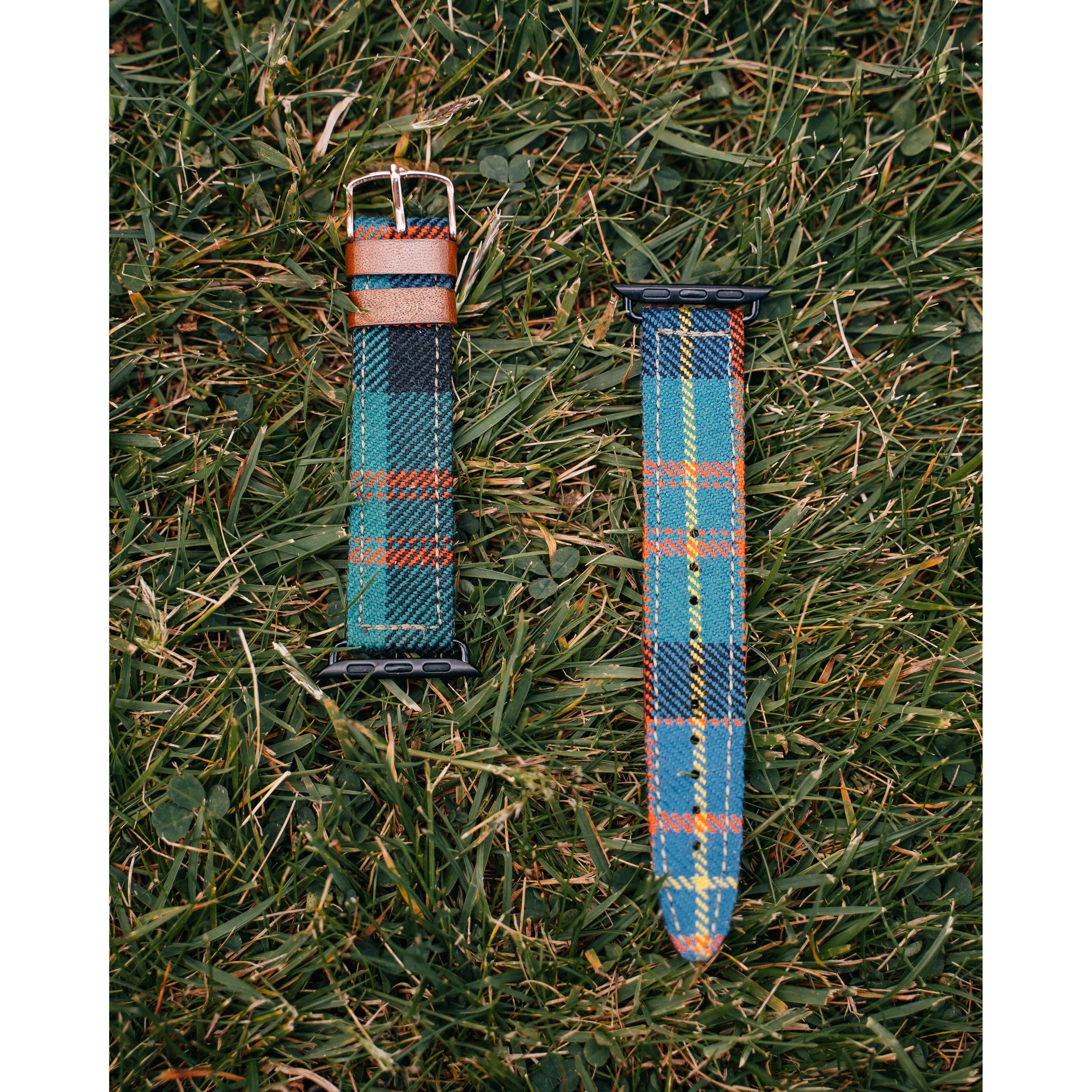 tartan watch strap for apple watch