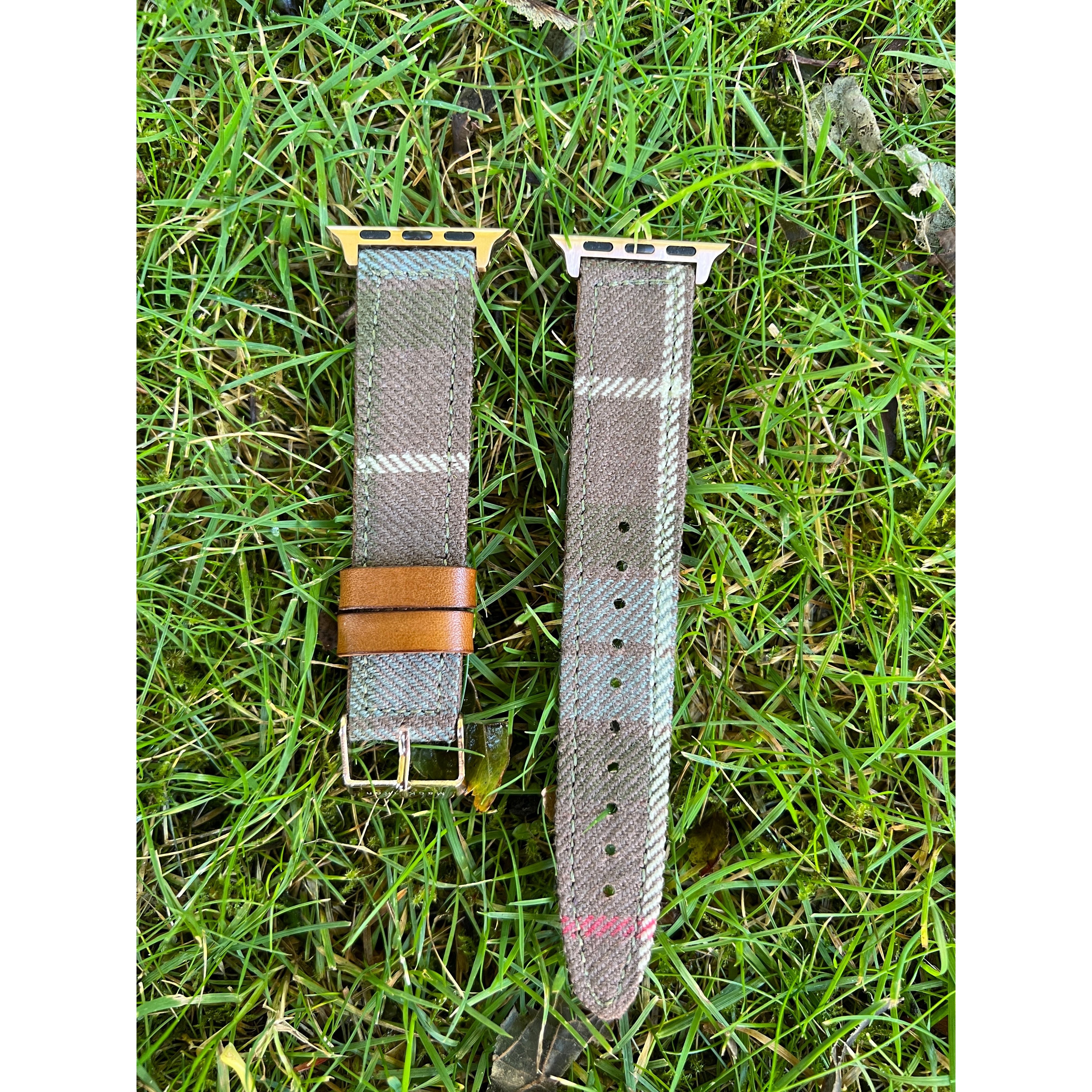 custom plaid apple watch band
